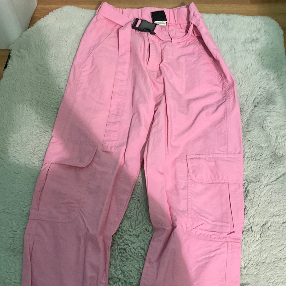 Pink Cargo Pants